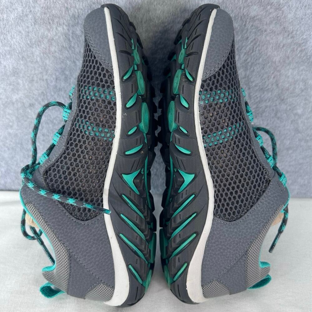 Merrell Women's sz 6 Riverbed Trail Mesh Hiking Shoe Teal Grey Outdoors Water - Picture 3 of 9